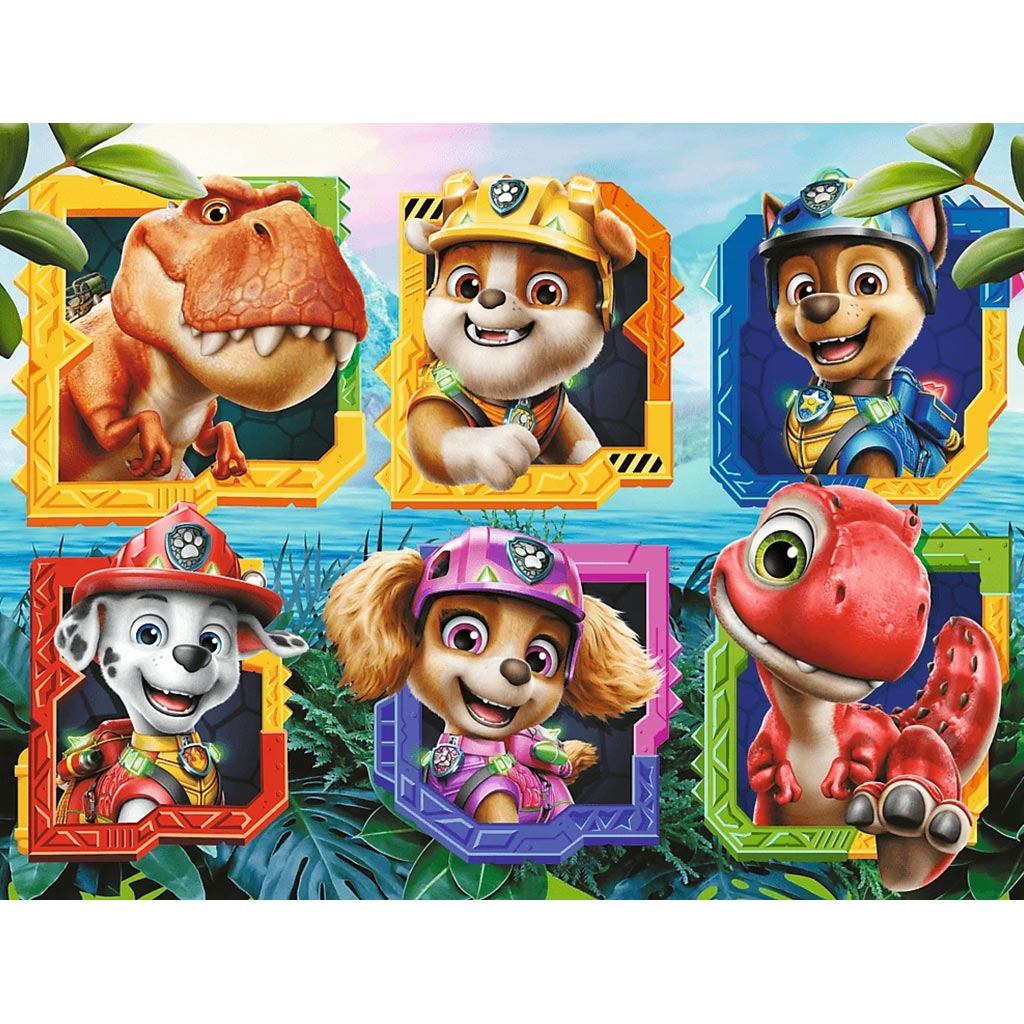 imagen de Paw Patrol Isla de Dinosaurios Puzzle de 30 piezas - Trefl 2