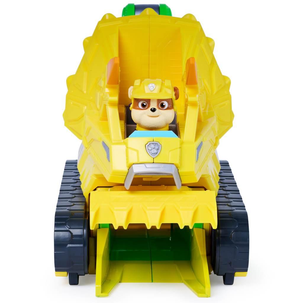 imagen de Paw Patrol La Película de Dinosaurios: Vehículo de Rescate Chomp & Rescue con figura de Rubble - Spin Master 2