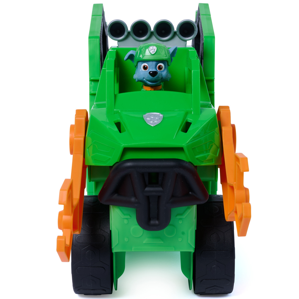 imagen de Paw Patrol La Película de Dinosaurios: Vehículo Inflable de Rocky Dino con Megasaurus – Spin Master 2