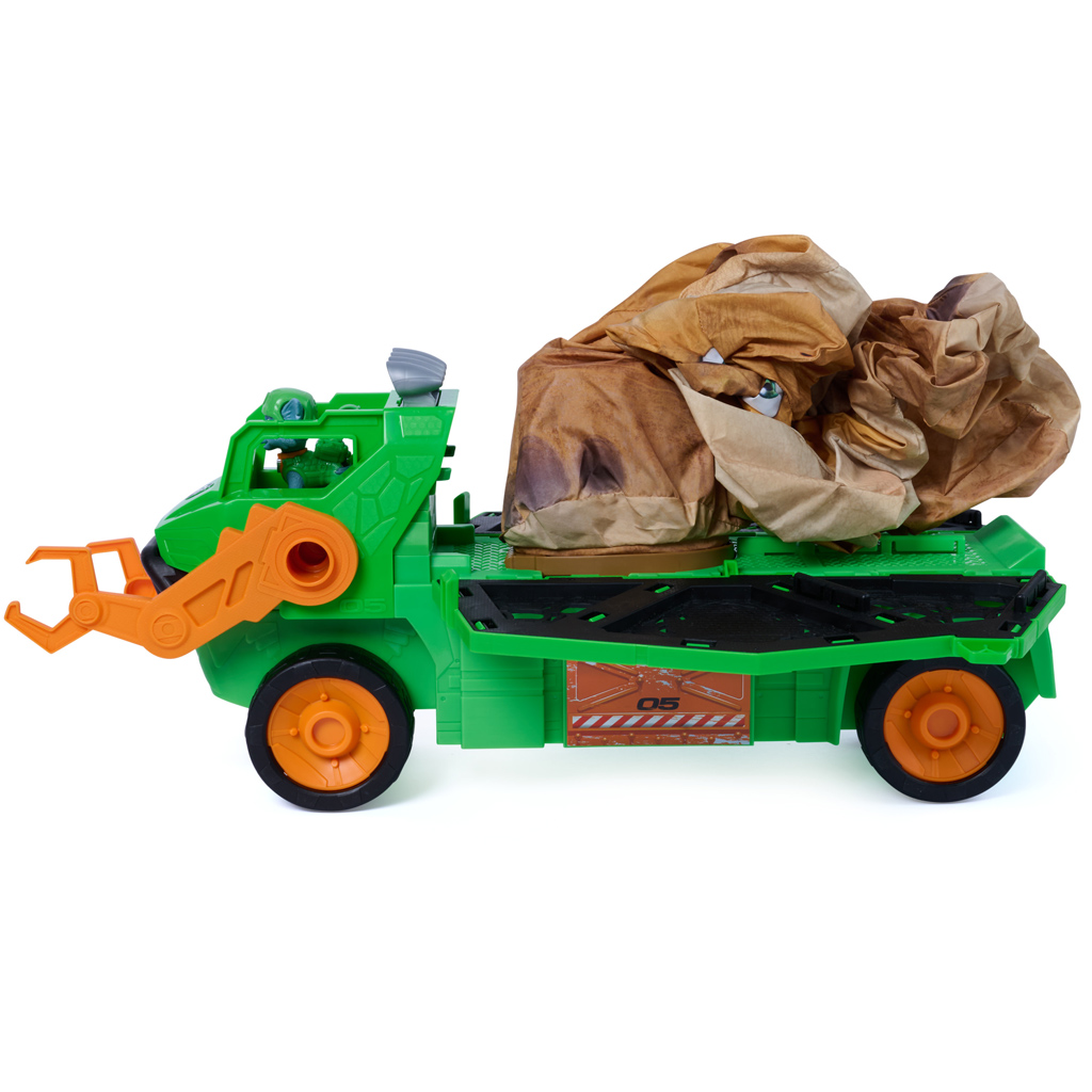 imagen de Paw Patrol La Película de Dinosaurios: Vehículo Inflable de Rocky Dino con Megasaurus – Spin Master 3