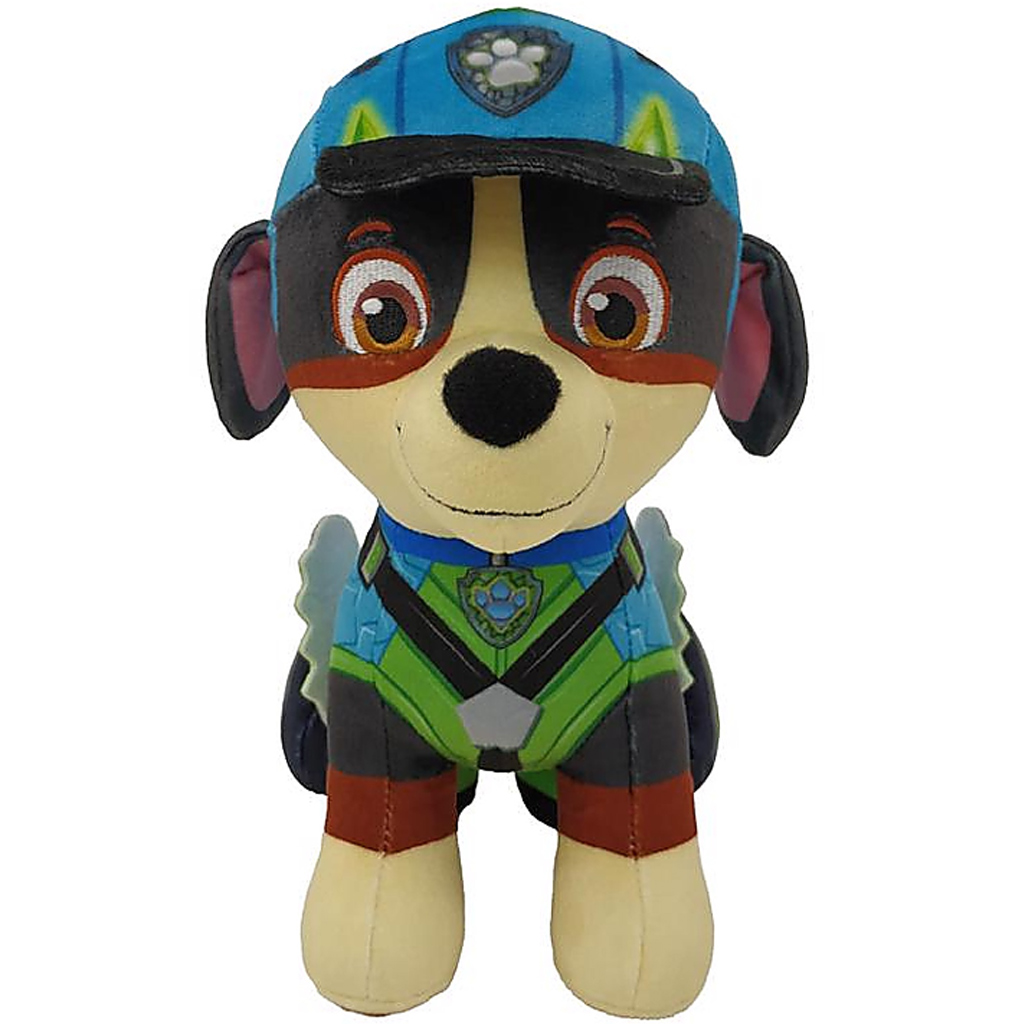 imagen de Paw Patrol La Película de los Dinosaurios: Figura de peluche Rex 17cm - Spin Master 1