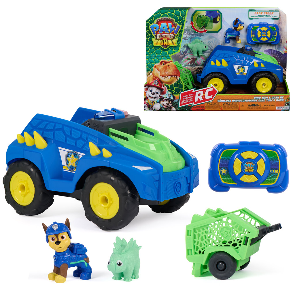 imagen de Paw Patrol La Película del Dino: Vehículo Dino RC Chase - Spin Master 1