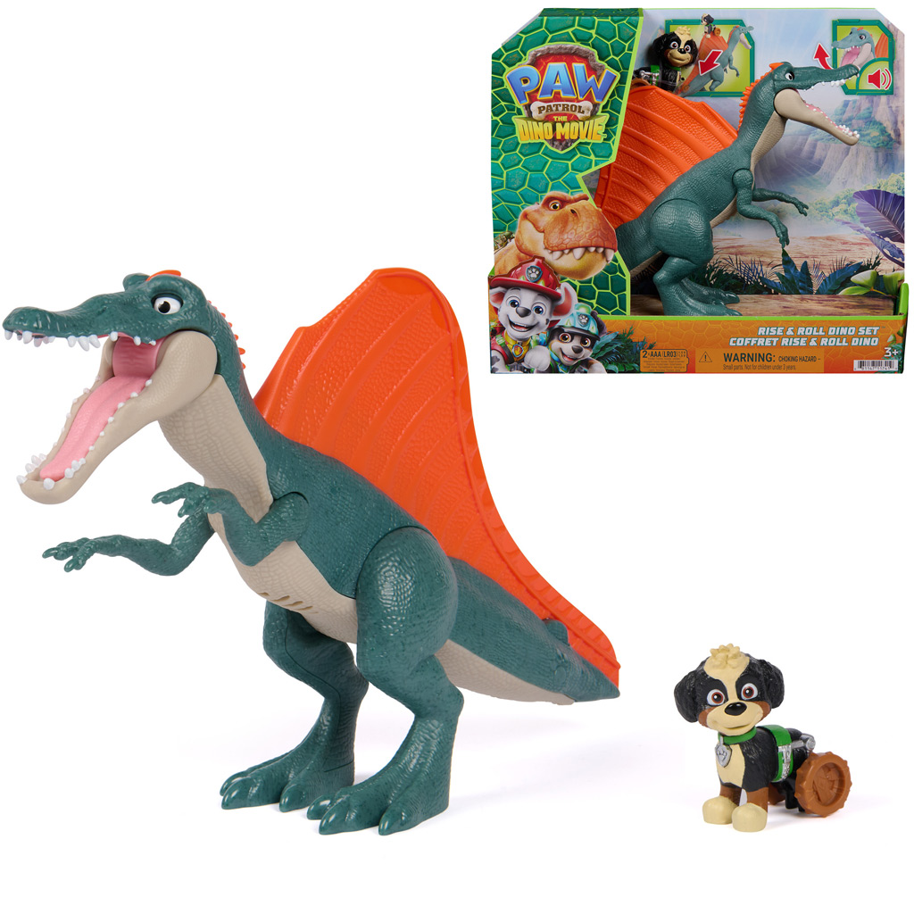 imagen de Paw Patrol La Película del Dinosaurio: Juega con Dino set de juego con figura de Rex - Spin Master 1