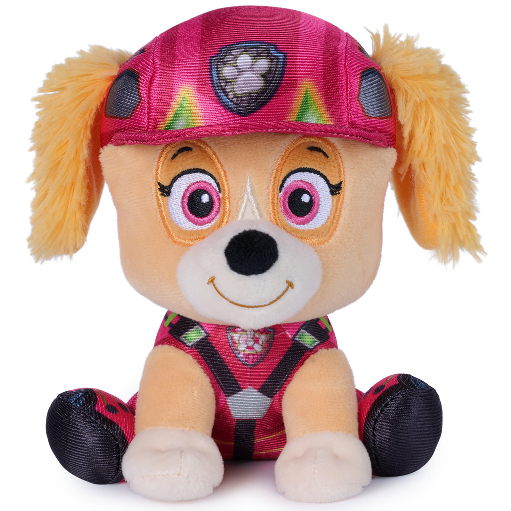 imagen de Paw Patrol La Película Dino Skye figura de peluche 15cm - Spin Master 1