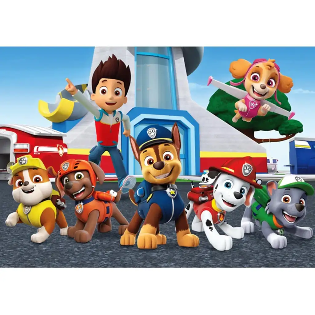 imagen de Paw Patrol listo para la misión puzzle maxi supercolor de 104 piezas - Clementoni 2
