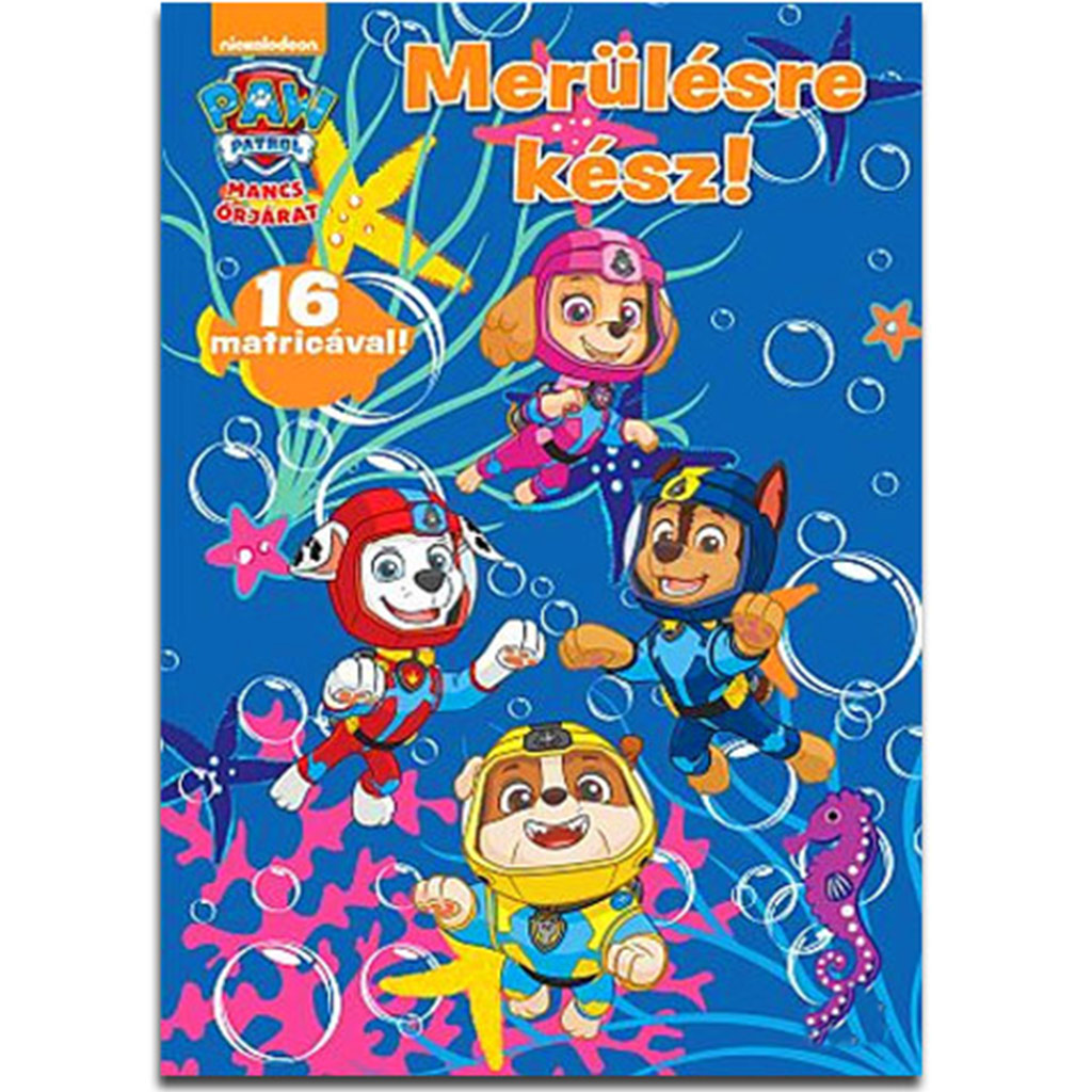 imagen de Paw Patrol: ¡Listos para sumergirse! cuaderno de actividades con pegatinas 1