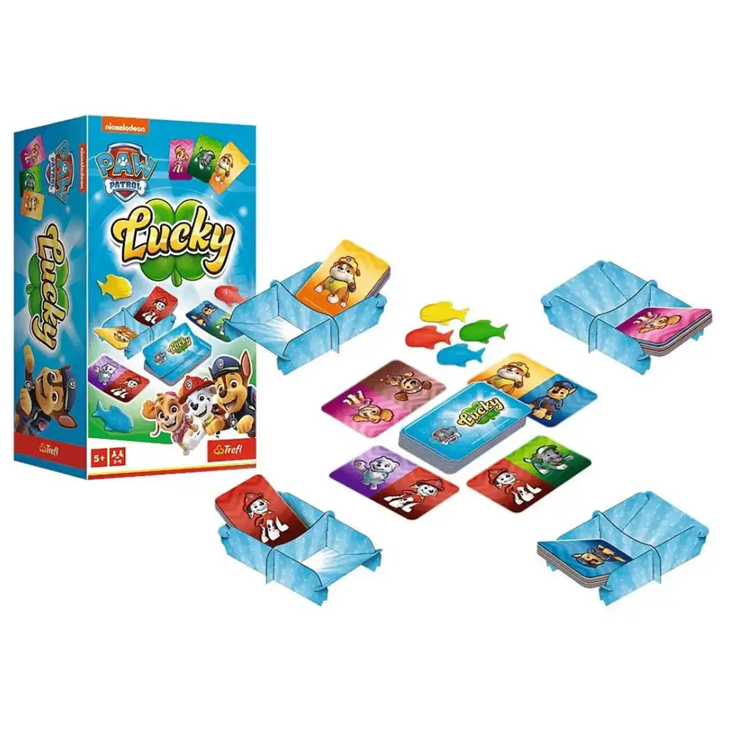 imagen de Paw Patrol: Lucky juego de cartas - Trefl 2