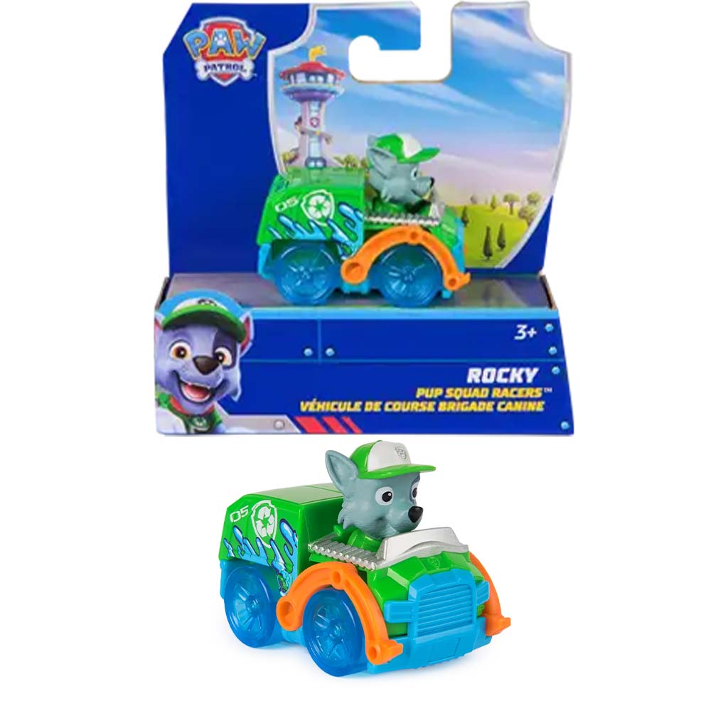 imagen de Paw Patrol: Pup Squad Racers - Mini Rocky vehículo - Spin Master 1