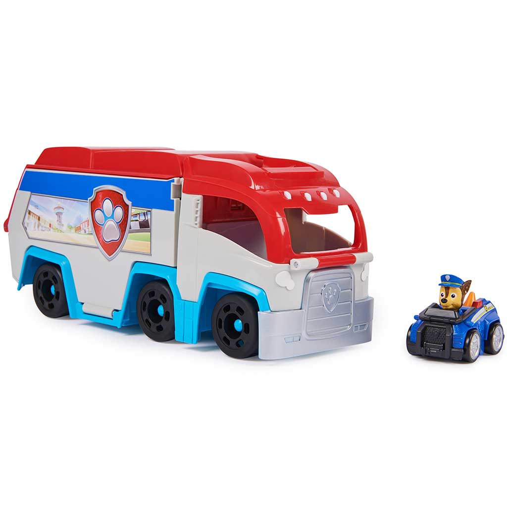 imagen de Paw Patrol: PUP Squad vehículo de transporte con figura de Chase - Spin Master 2