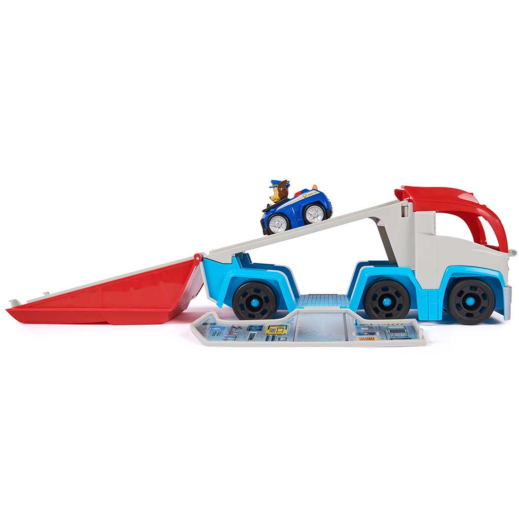 imagen de Paw Patrol: PUP Squad vehículo de transporte con figura de Chase - Spin Master 4