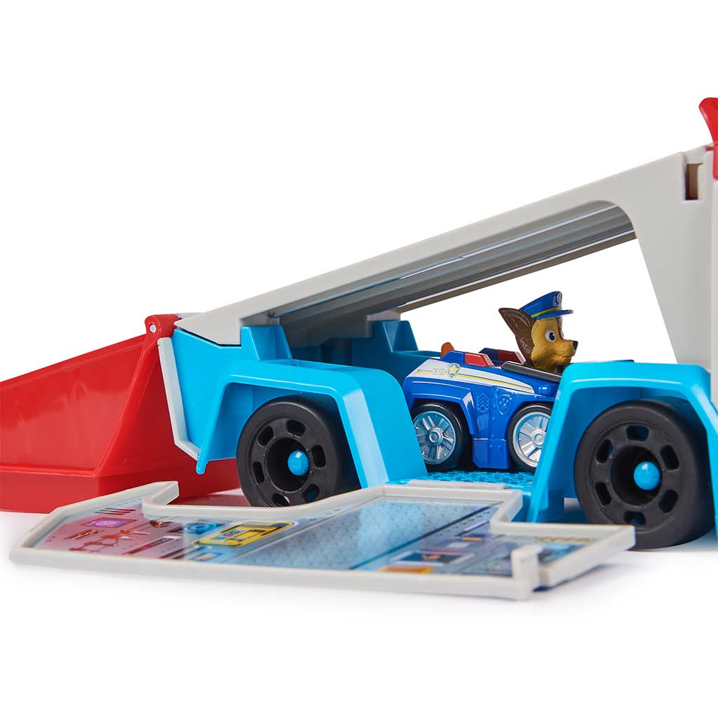 imagen de Paw Patrol: PUP Squad vehículo de transporte con figura de Chase - Spin Master 5