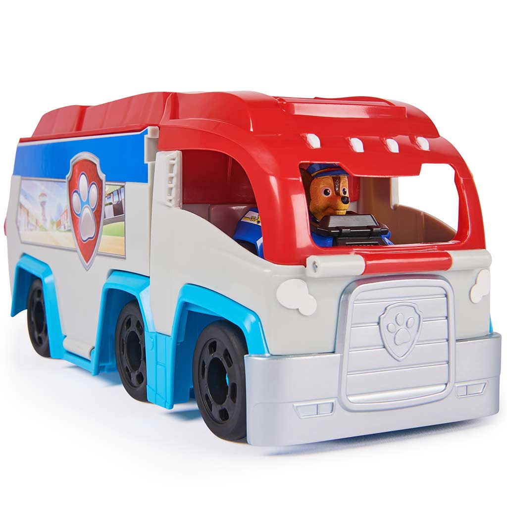 imagen de Paw Patrol: PUP Squad vehículo de transporte con figura de Chase - Spin Master 6