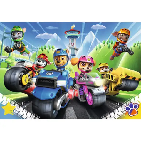 imagen de Paw Patrol: Puzzle de 100 piezas en moto - Trefl 2