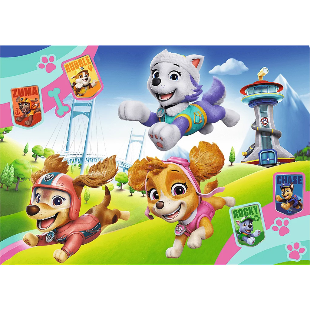 imagen de Paw Patrol puzzle de glitter de 100 piezas - Trefl 2