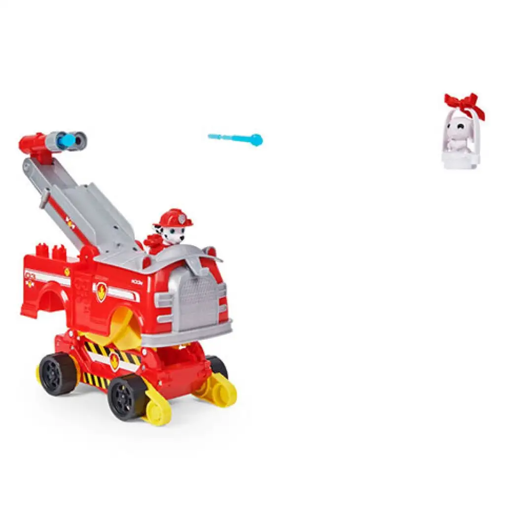 imagen de Paw Patrol: Rise and Rescue Marshall vehículo transformable con figura - Spin Master 4