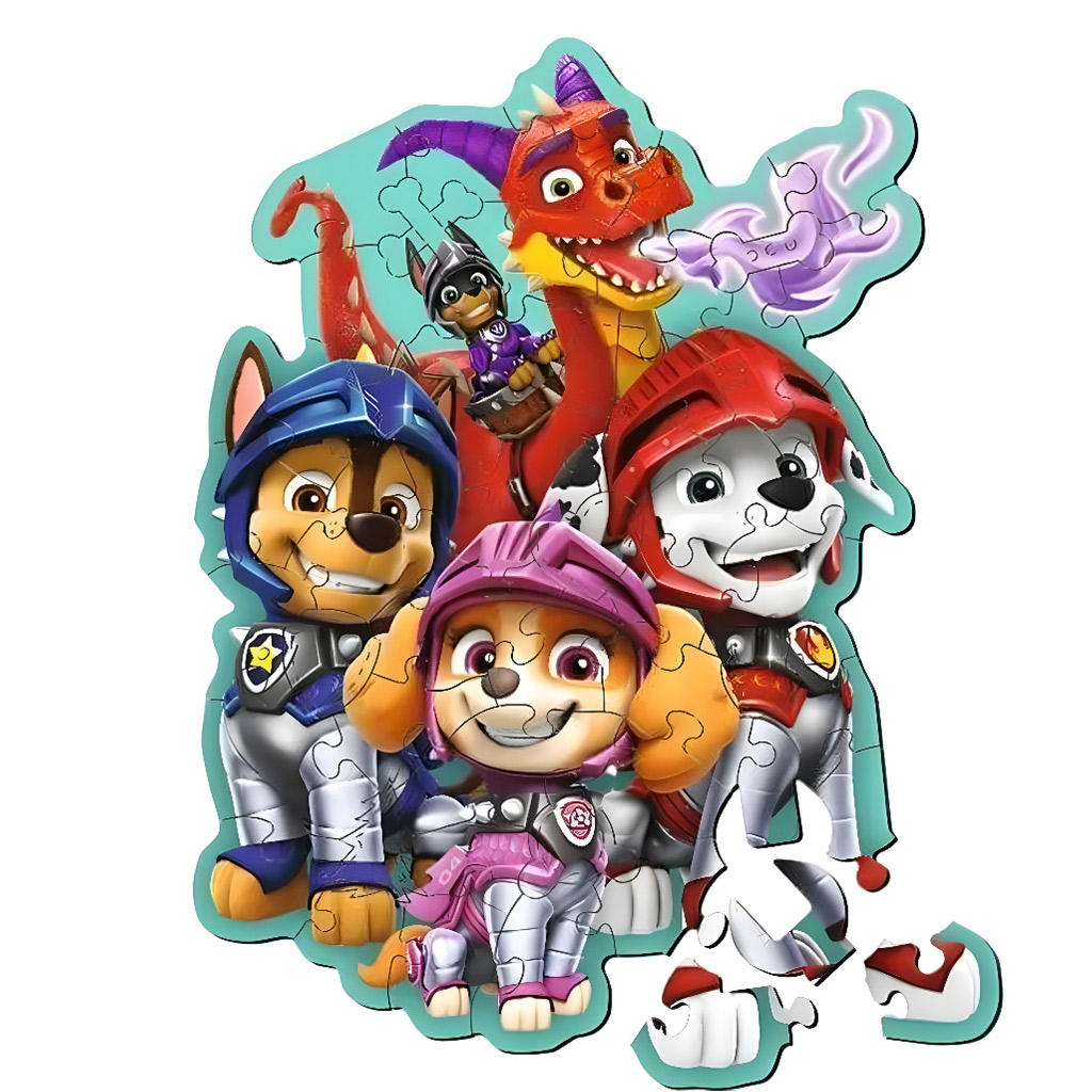 imagen de Paw Patrol rompecabezas de madera de 50 piezas - Trefl 2