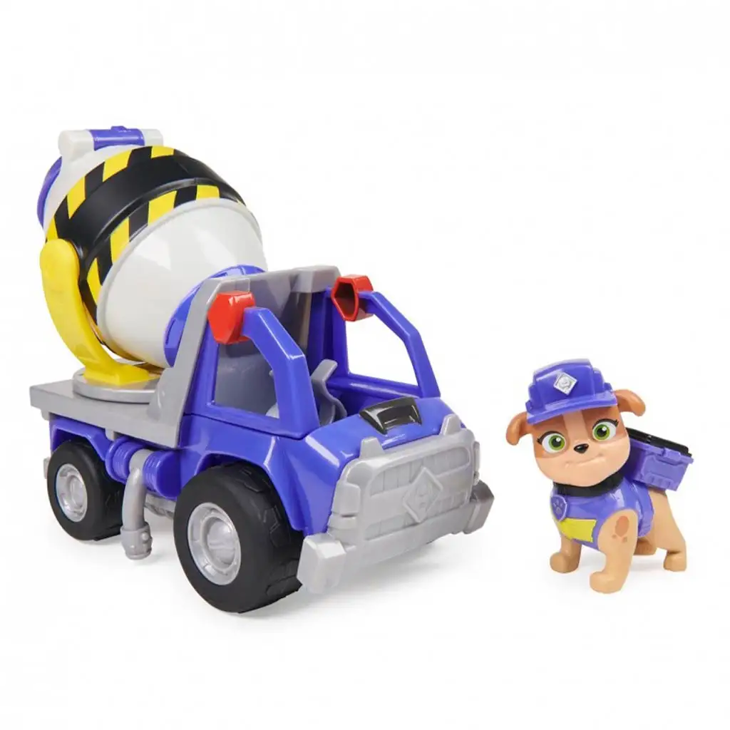 imagen de Paw Patrol Rubble & Crew: Camión Mezclador de Rubble - Spin Master 2
