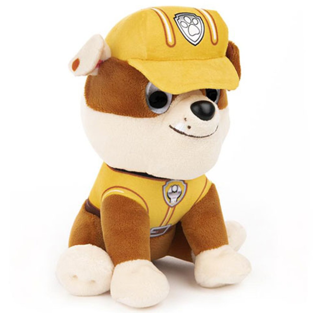 imagen de Paw Patrol: Rubble figura de peluche de 15 cm - Spin Master 1