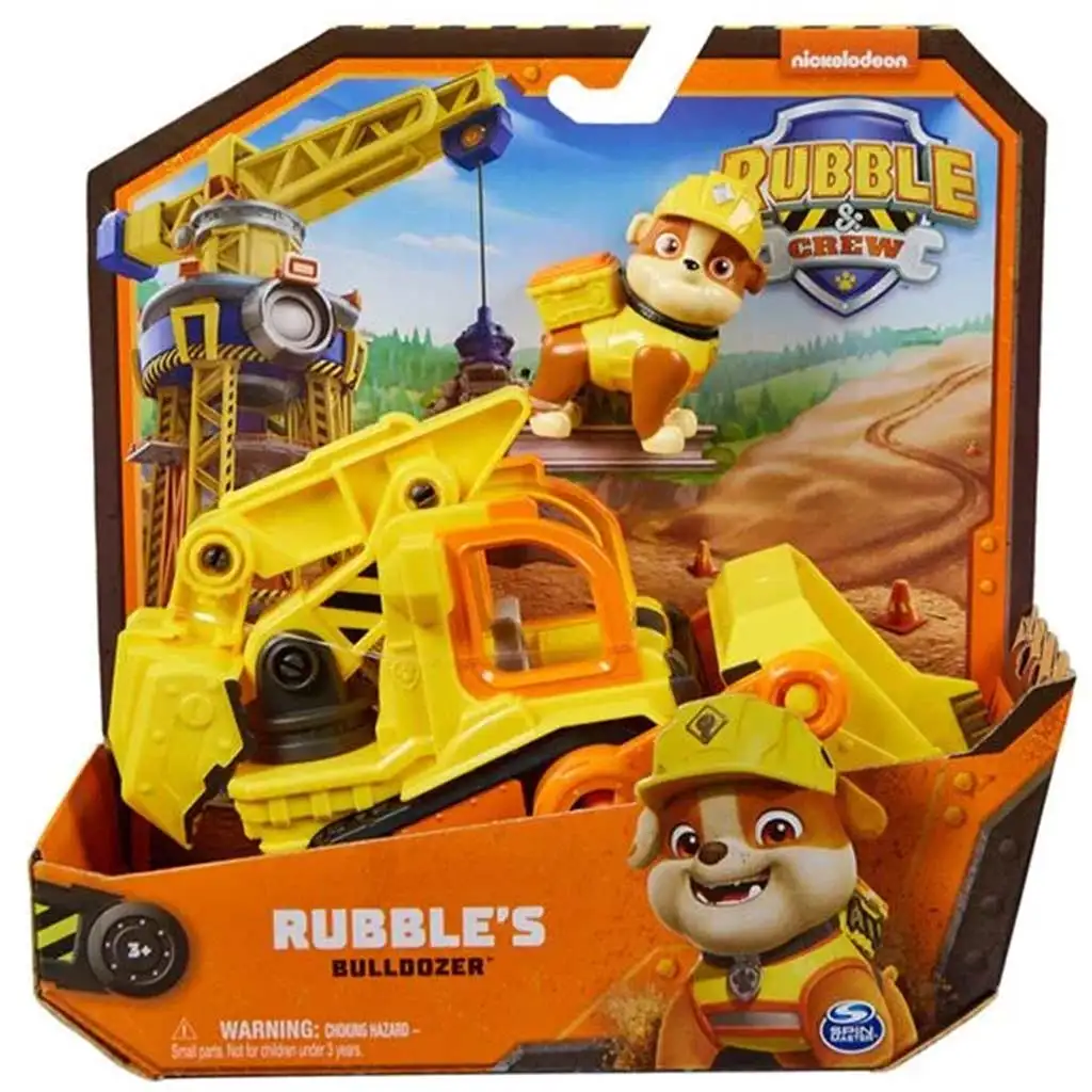 imagen de Paw Patrol: Rubble y su equipo - Bulldozer de Rubble - Spin Master 1