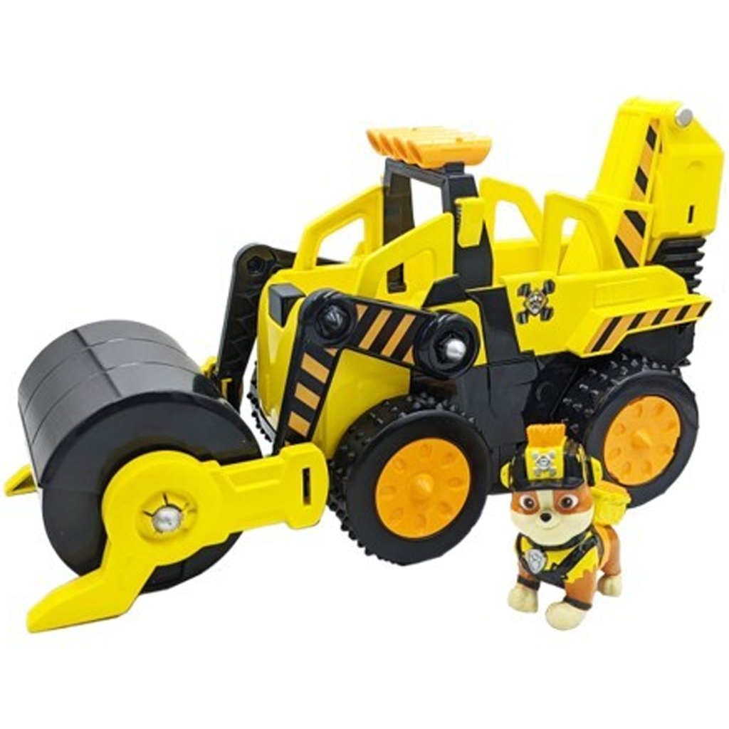 imagen de Paw Patrol: Rubble y su equipo Doble Bulldozer con figura de Rubble - Spin Master 2
