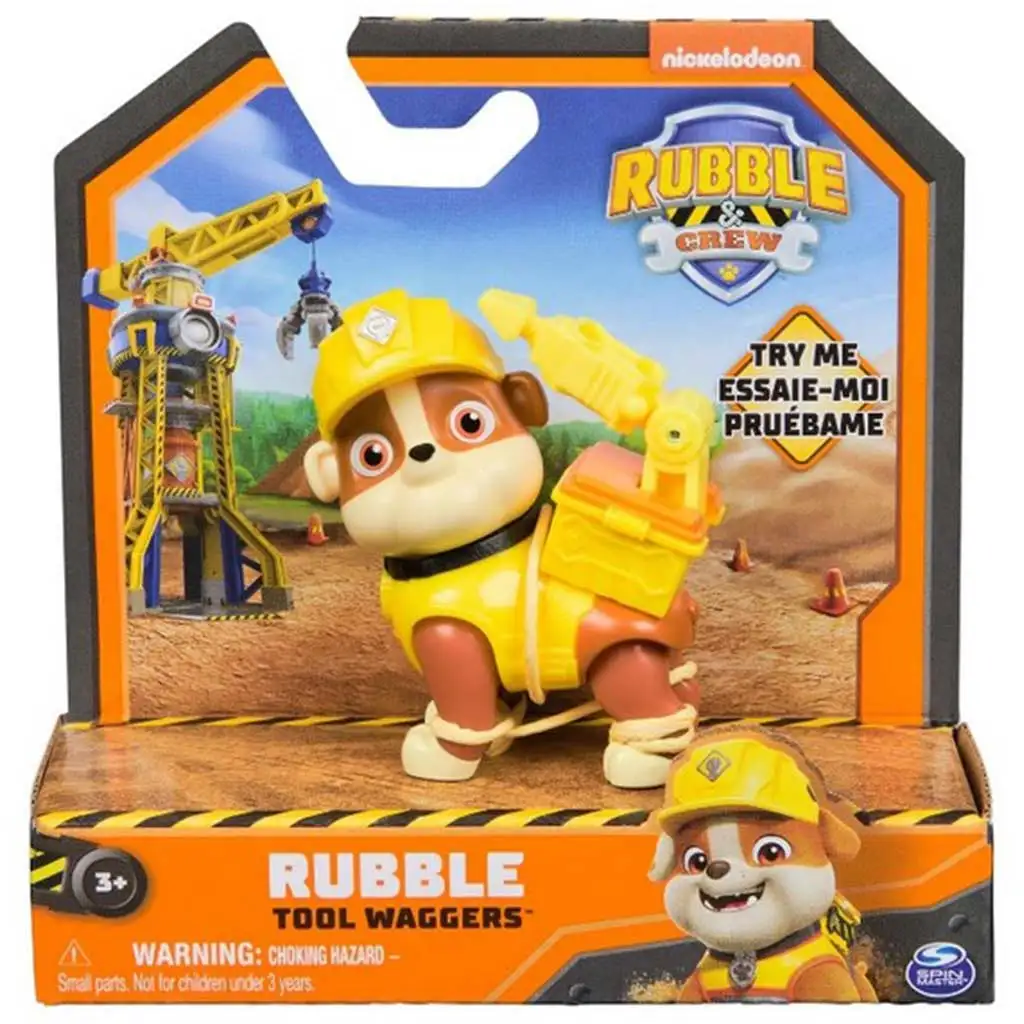 imagen de Paw Patrol: Rubble y su equipo - Figura de Rubble - Spin Master 1