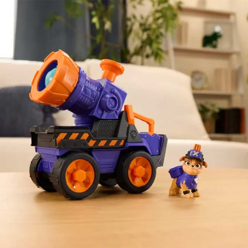 imagen de Paw Patrol Rubble y su equipo vehículo lanzador set de juego - Spin Master 5