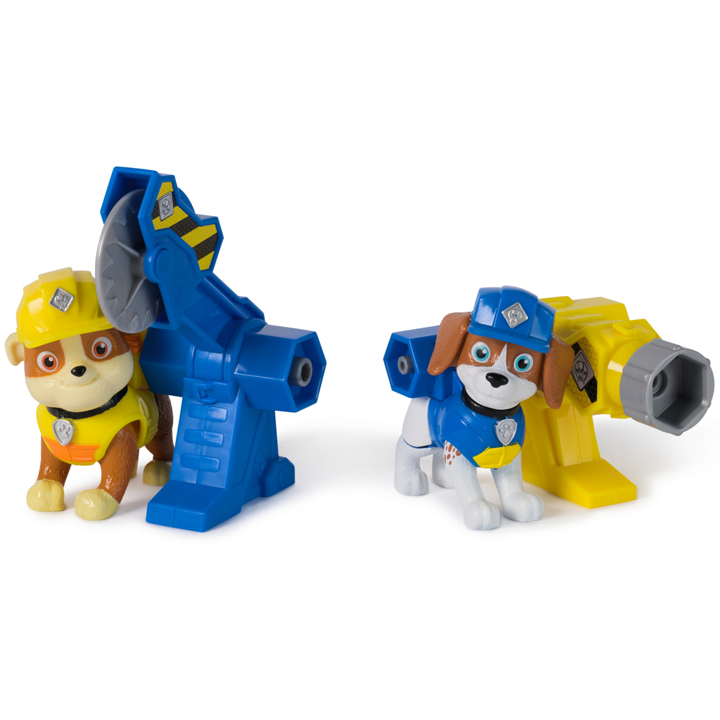 imagen de Paw Patrol: Rubble y su equipo Wheeler y los perritos Rubble con herramientas - Spin Master 3