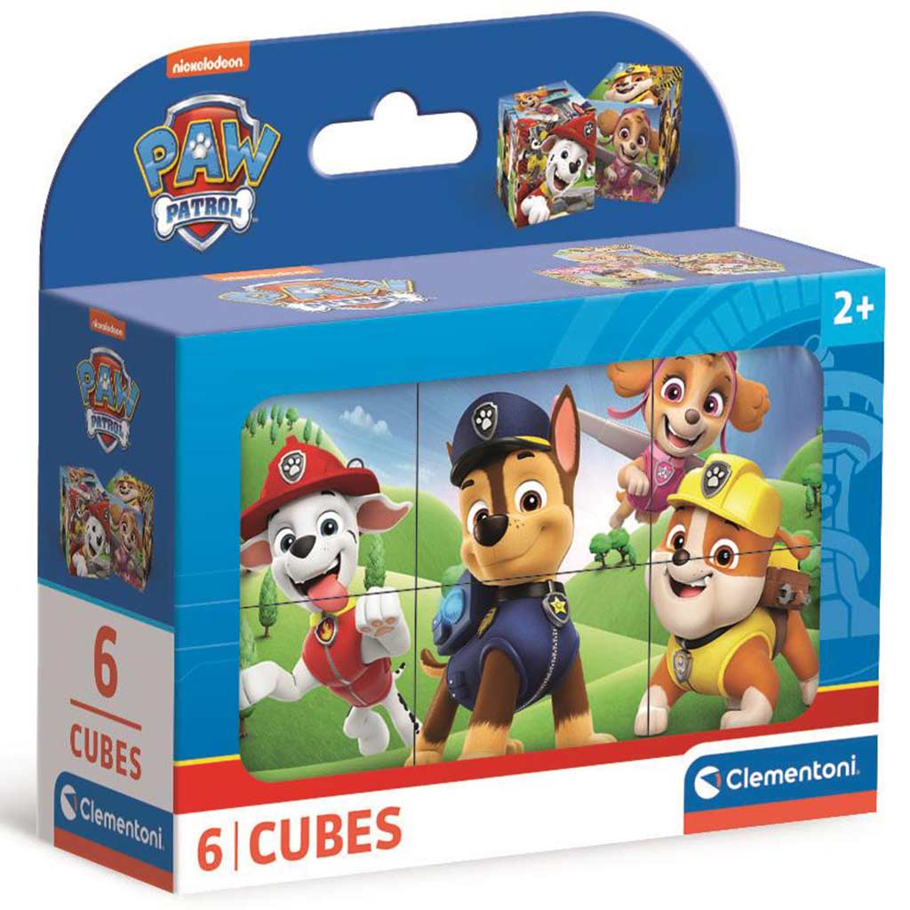 imagen de Paw Patrol: set de bloques de cuentos de 6 piezas - Clementoni 1
