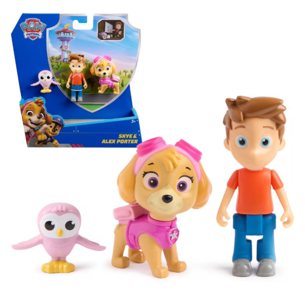 imagen de Paw Patrol: Set de figuras de Skye y Alex Porter - Spin Master 1