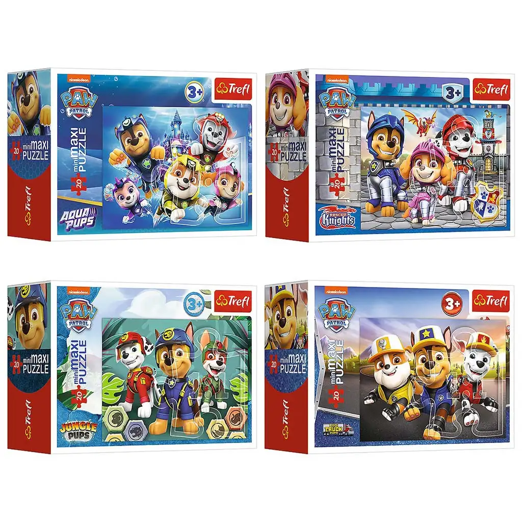 imagen de Paw Patrol: Super equipo rompecabezas MiniMaxi de 20 piezas - Trefl 1