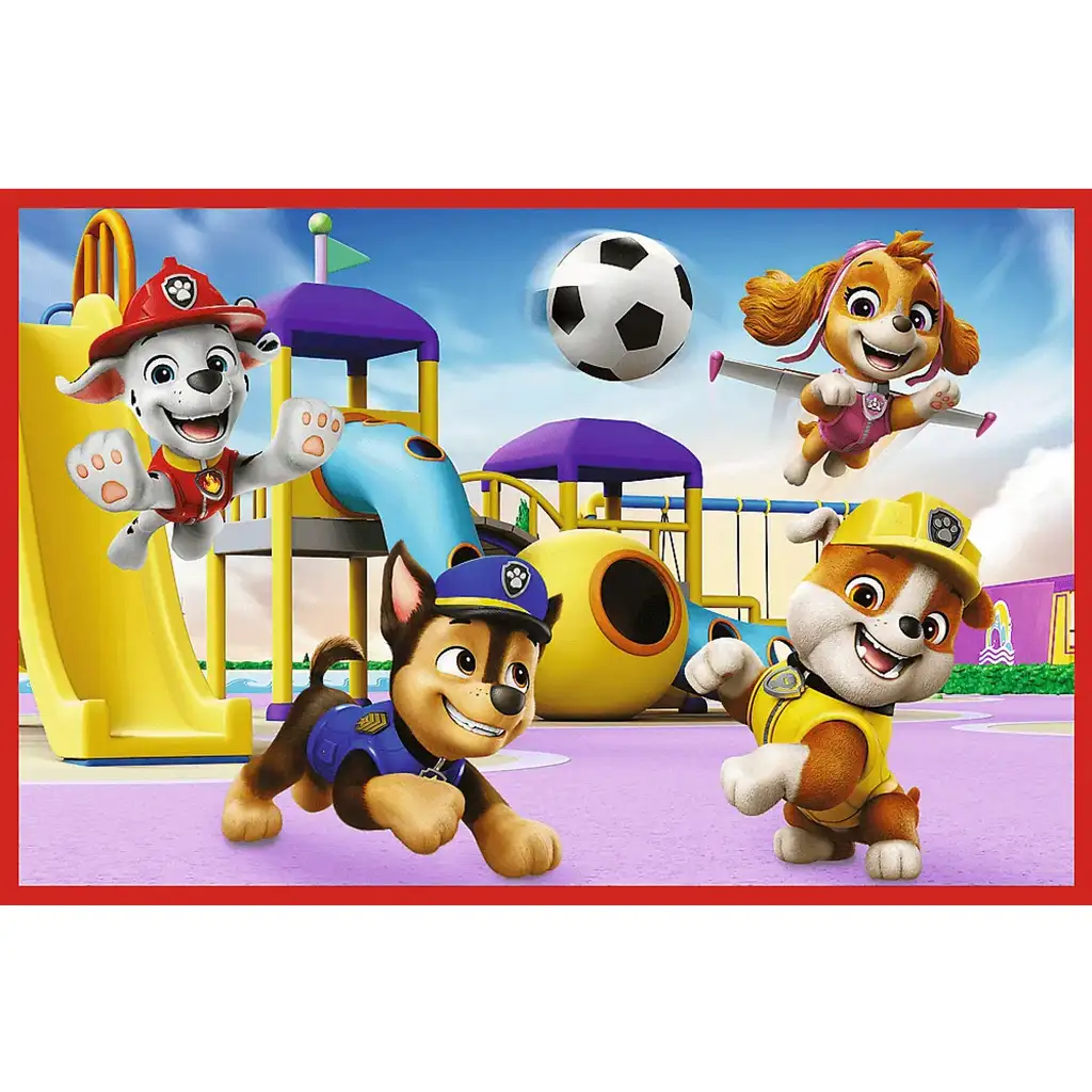 imagen de Paw Patrol un día de juego 2x24 piezas puzzle - Trefl 2