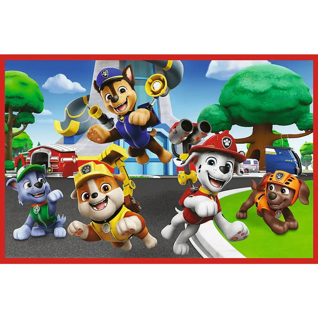 imagen de Paw Patrol un día de juego 2x24 piezas puzzle - Trefl 3