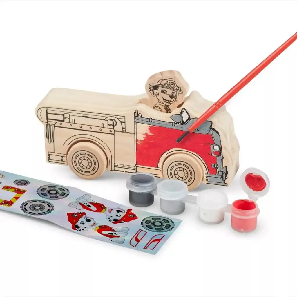 imagen de Paw Patrol Vehículo de Madera para Pintar – Melissa & Doug 2