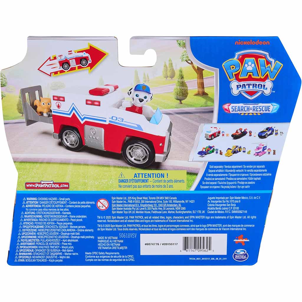 imagen de Paw Patrol: Vehículo de Marshall de Rescate y Búsqueda con figura - Spin Master 2