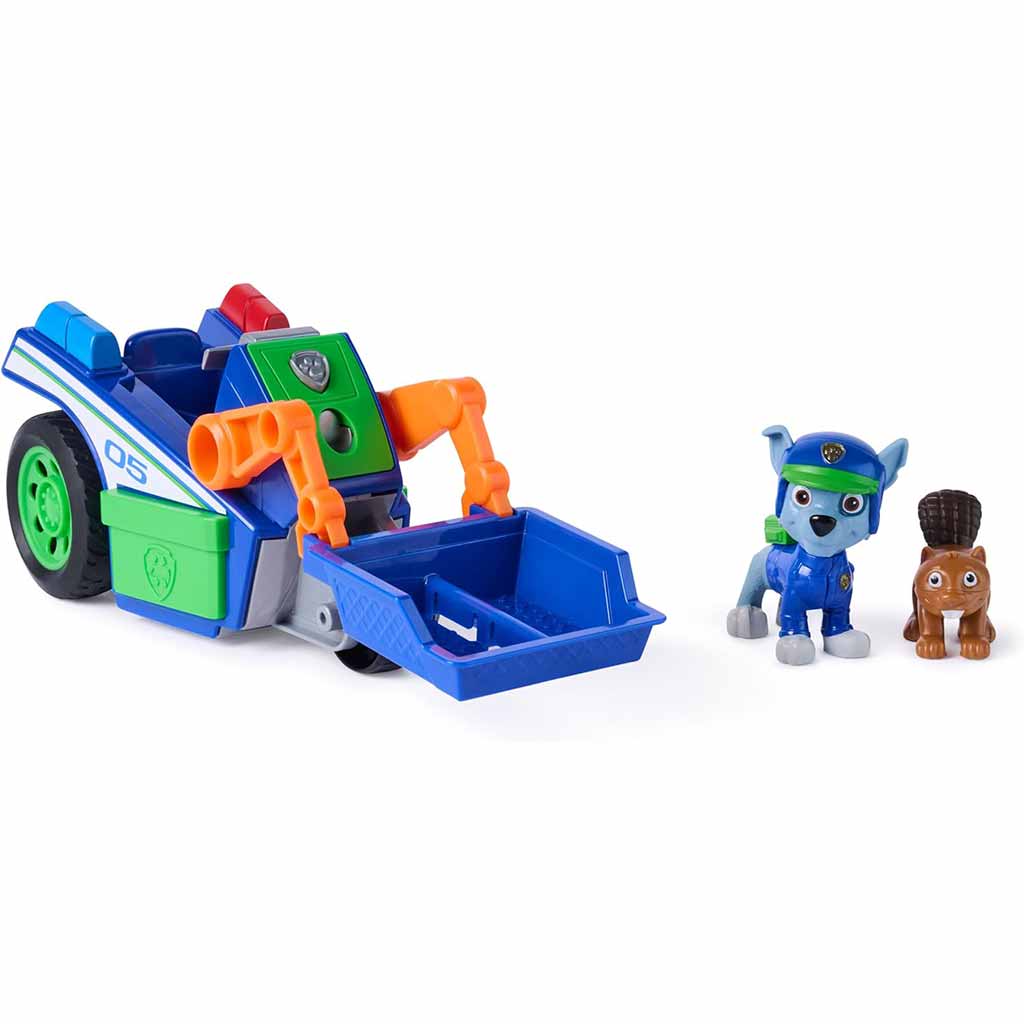 imagen de Paw Patrol: Vehículo de Rocky de Rescate y Búsqueda con figura - Spin Master 3