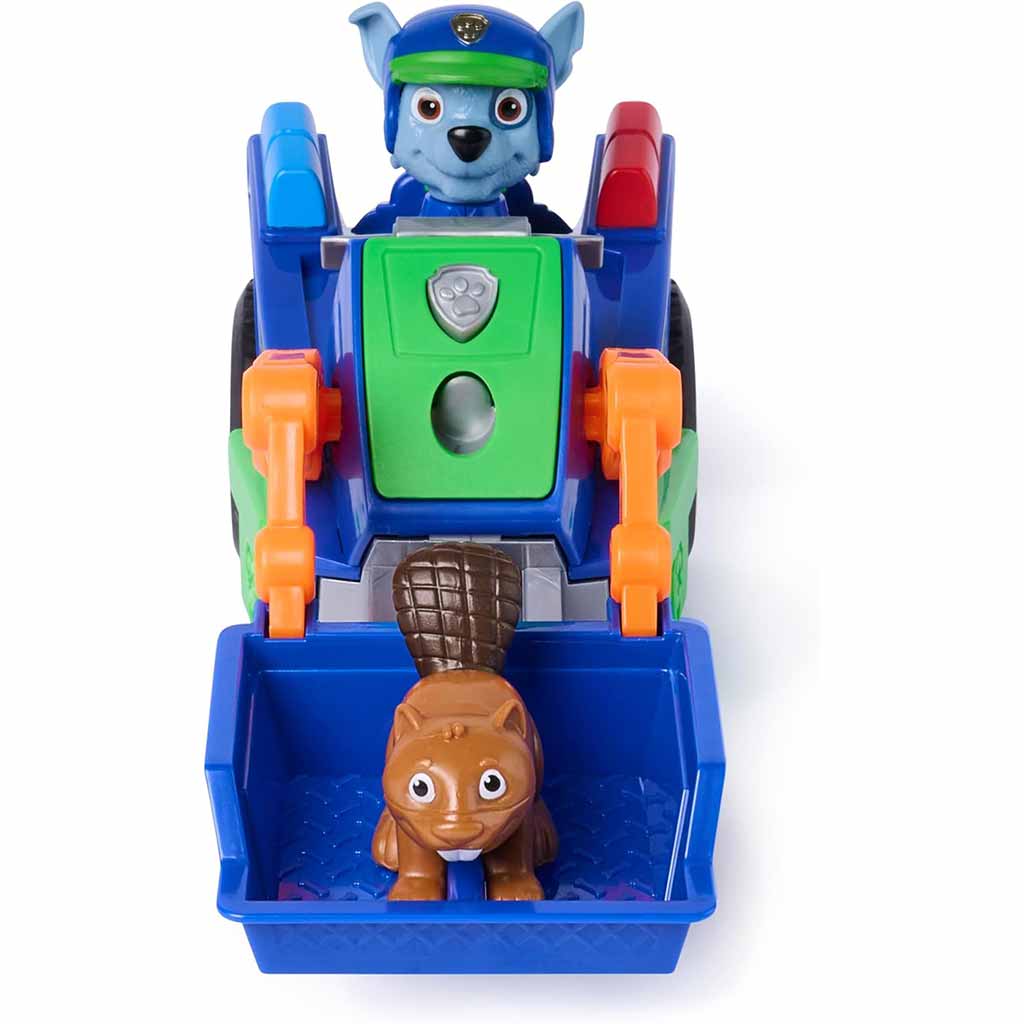 imagen de Paw Patrol: Vehículo de Rocky de Rescate y Búsqueda con figura - Spin Master 4