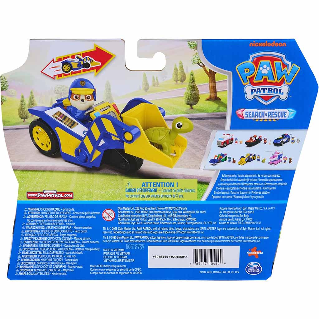 imagen de Paw Patrol: Vehículo de Rubble de Rescate y Salvamento con figura - Spin Master 2