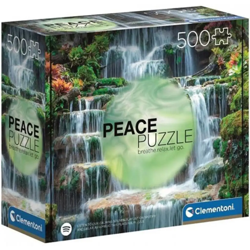 imagen de Peace Puzzle: Flujo puzzle de 500 piezas - Clementoni 1
