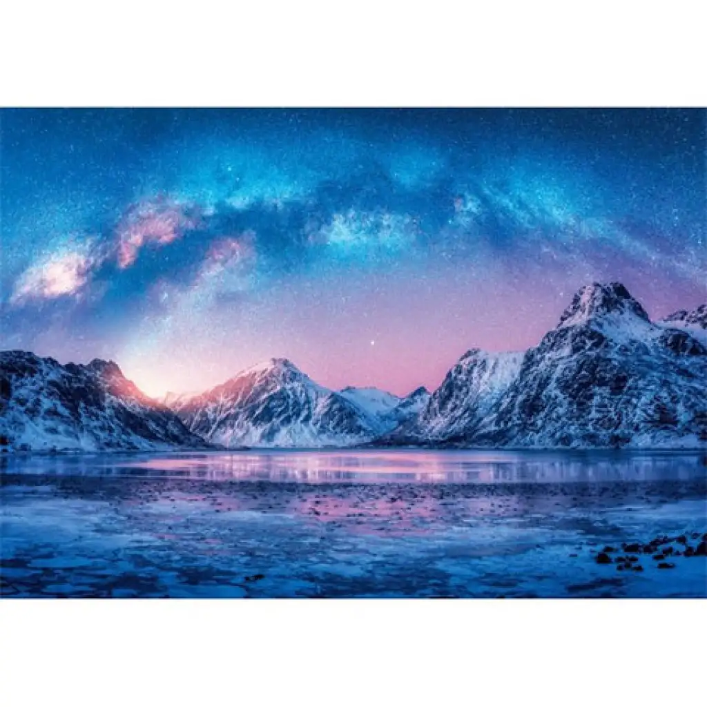 imagen de Peace Puzzle: Puzzle de 500 piezas azul claro - Clementoni 2