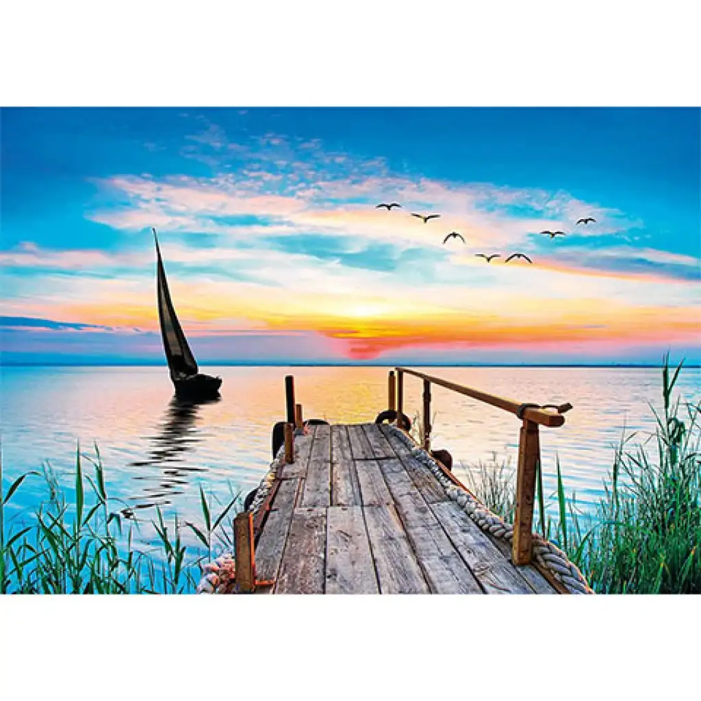 imagen de Peace Puzzle: Romántico viento puzzle de 500 piezas - Clementoni 2