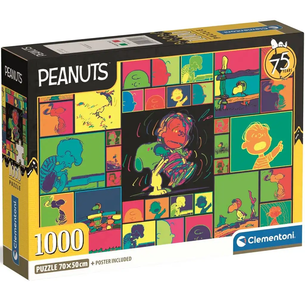 imagen de Peanuts 75 Años rompecabezas de 1000 piezas - Clementoni 1