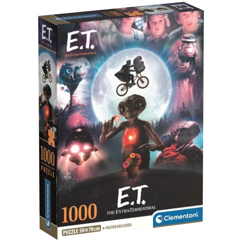 imagen de Películas de culto: puzzle E.T. de 1000 piezas - Clementoni 1
