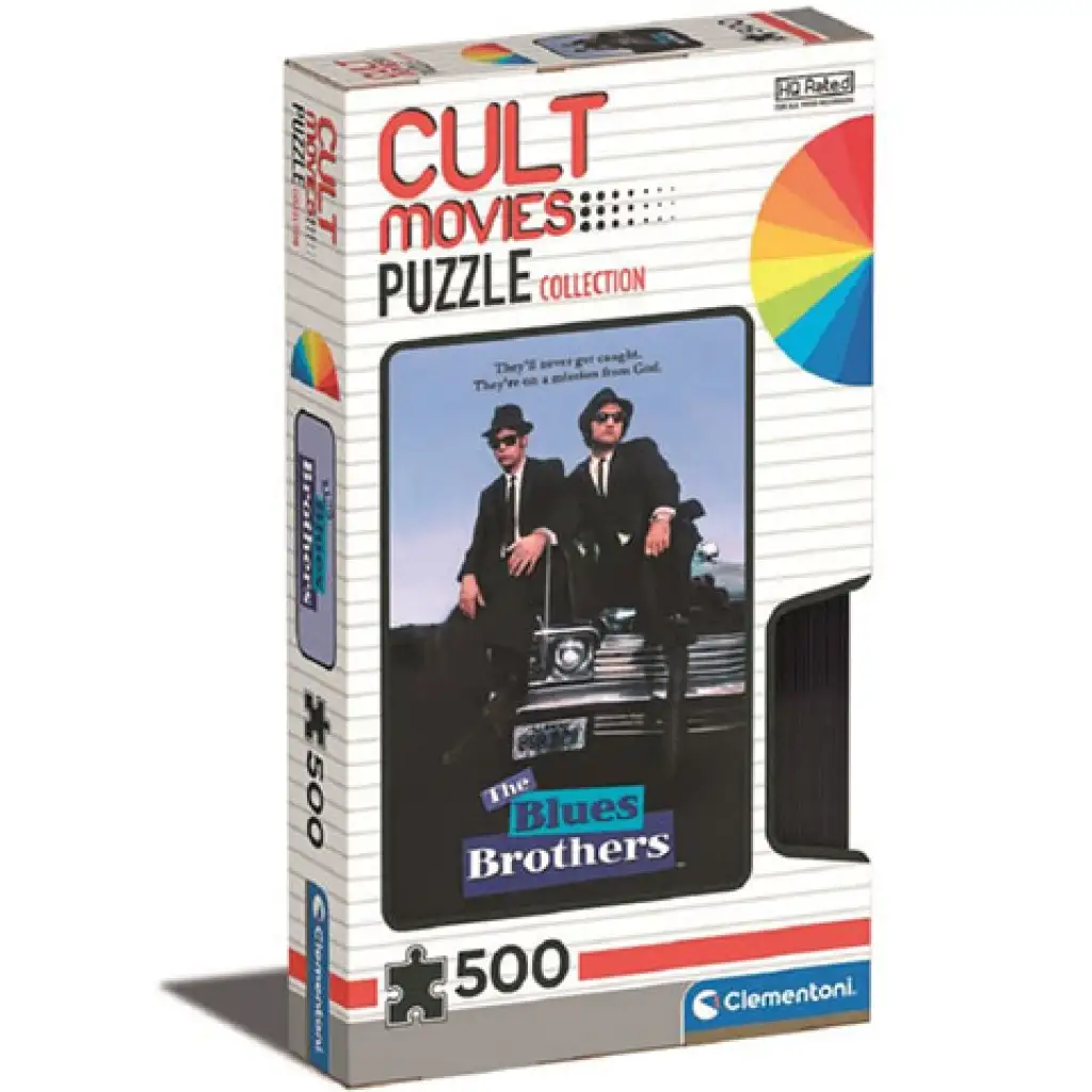 imagen de Películas de Culto: Puzzle HQC de Blues Brothers 500 piezas - Clementoni 1