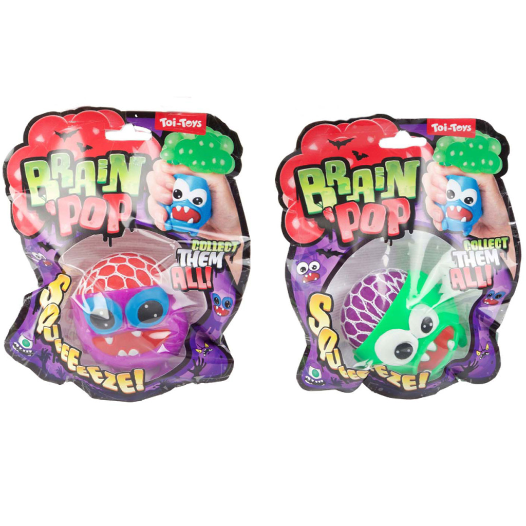 imagen de Pelota antiestrés con monstruos de Brain Pop en varias versiones 1ud 1