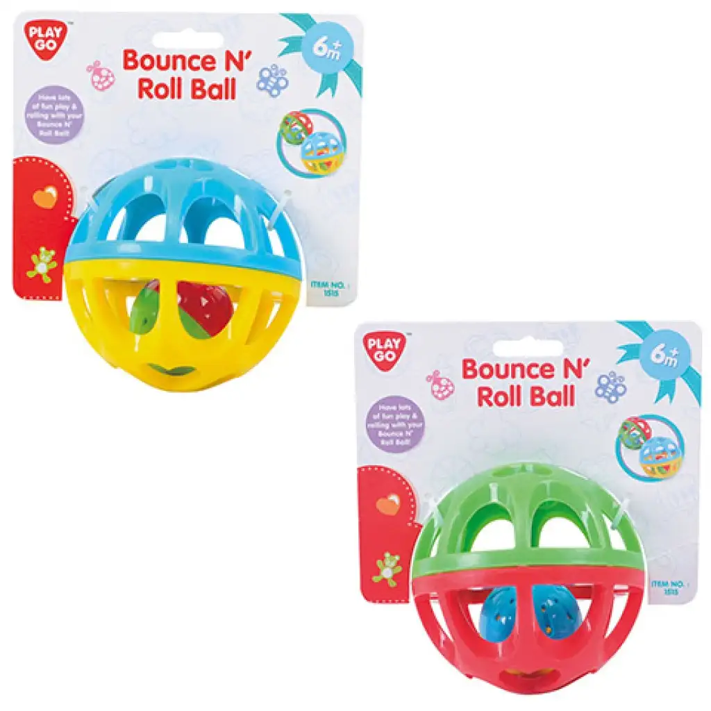 imagen de Pelota de bebé sonajero en dos colores 1