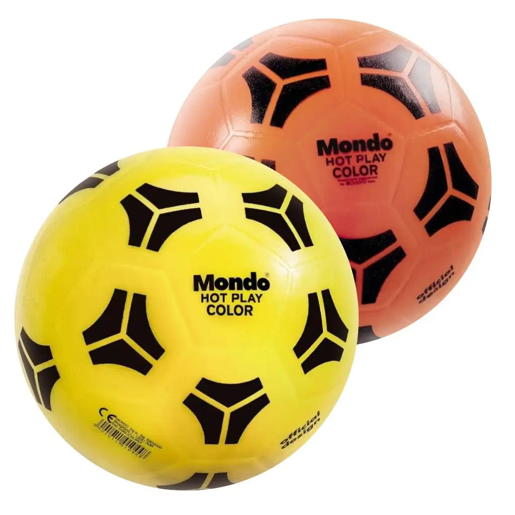 imagen de Pelota de fútbol Hot Play de 23 cm en varios colores - Mondo Toys 1