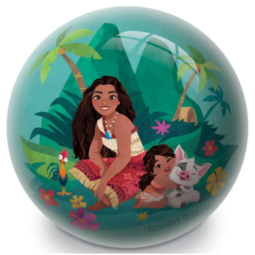 imagen de Pelota de goma Bio Ball de Vaiana de 22 cm - Mondo Toys 1