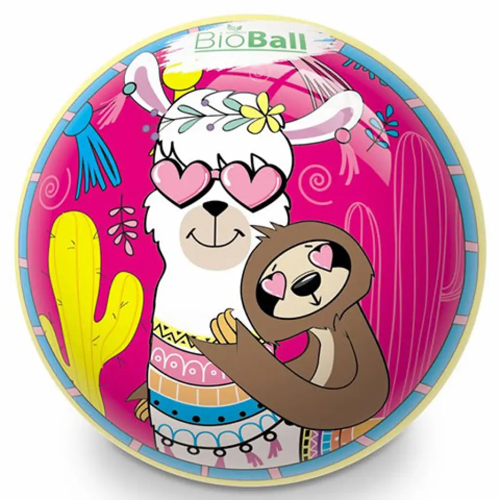 imagen de Pelota de goma BioBall de llama 23cm - Mondo Toys 1