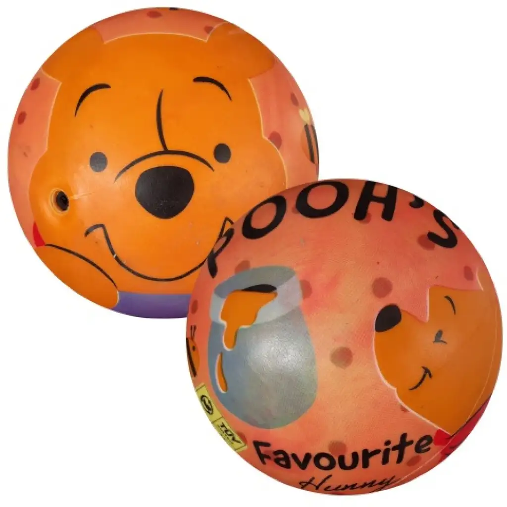 imagen de Pelota de goma BioBall de Winnie the Pooh 14cm - Mondo Toys 1