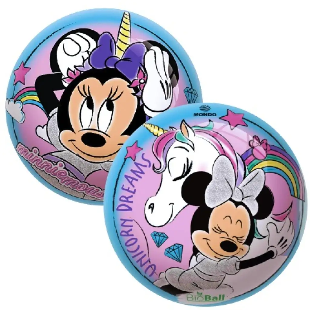 imagen de Pelota de goma BioBall Minnie Mouse 23cm 1